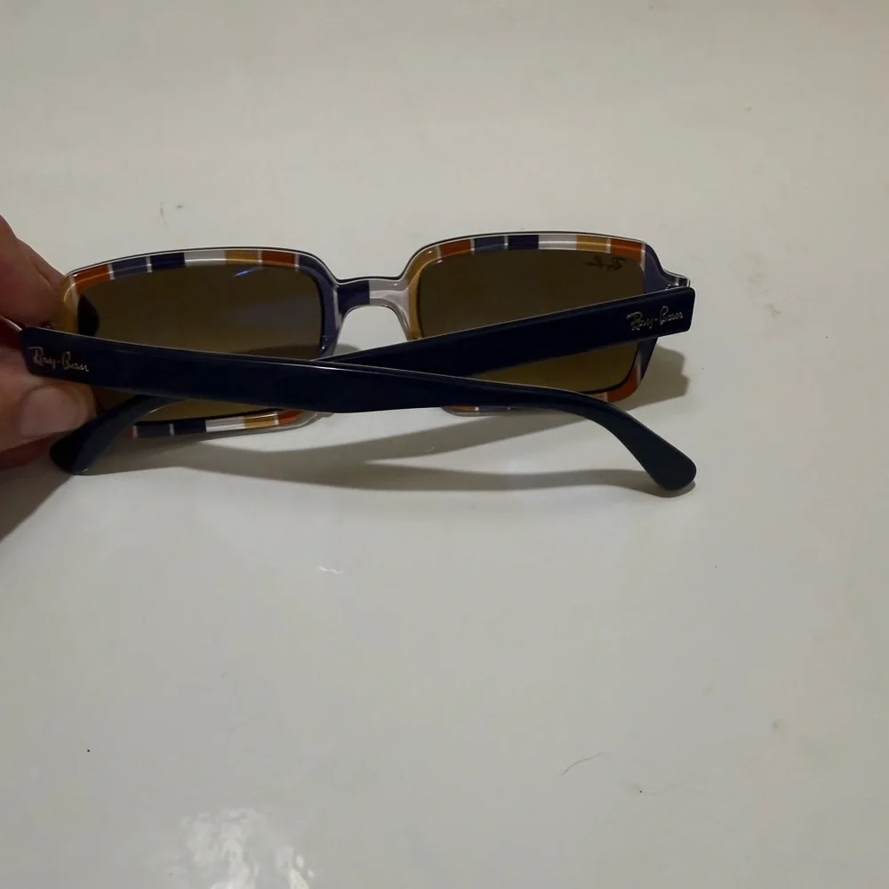 Ray-Ban Navy Rectangular Women's Sunglasses